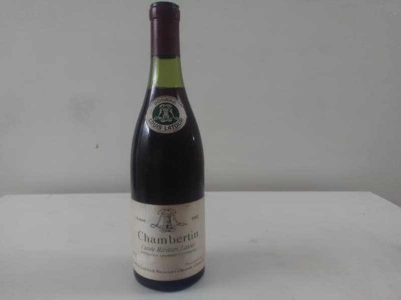 Chambertin, cuvée des héritiers latour, Louis Latour, 1983