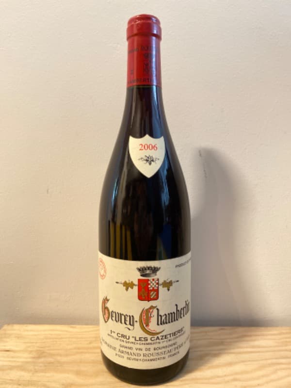 Gevrey-Chambertin, 1er Cru Les Cazetiers, Domaine Armand Rousseau Père & Fils, 2006