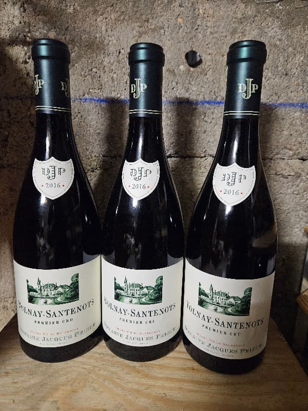 3 x Volnay, 1er cru Santenots, Jacques Prieur, 2016