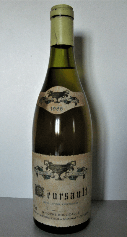 Meursault, Coche-Dury / G.Coche-Boulicault, 1986
