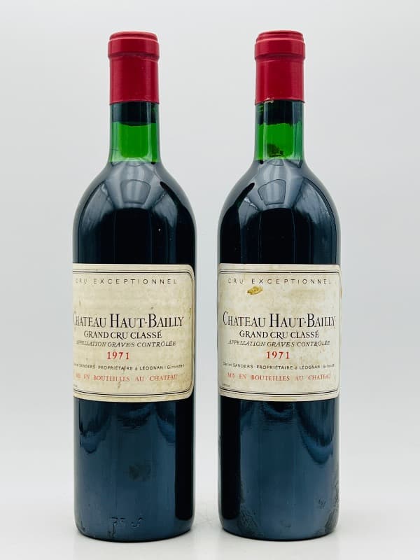 2 x Château Haut-Bailly, Graves, 1971