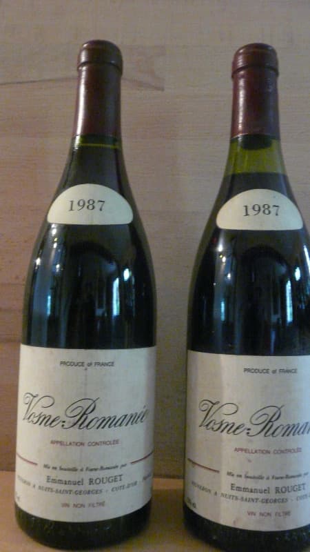 2 x Vosne-Romanée, Emmanuel Rouget, 1987