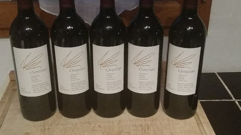 5 x Opus Overture, Rothschild, Napa Valley, 2013