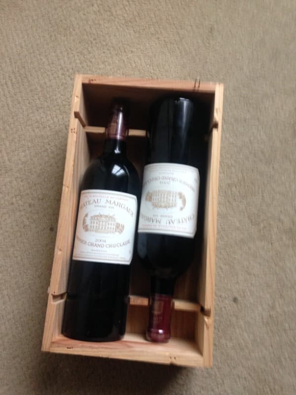 2 x grand cru classé, Château Margaux, Margaux, 2004