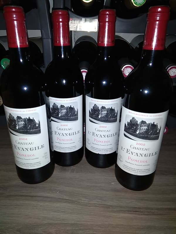 4 x Château l'Evangile, Pomerol, 2002