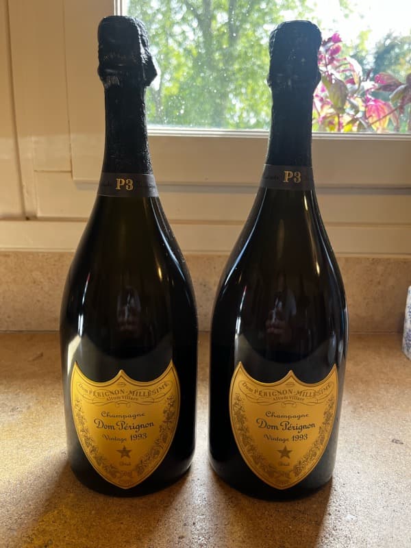 2 x Dom Pérignon P3, Moët & Chandon, Champagne, 1993