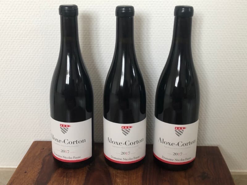 3 x Aloxe-Corton, Nicolas FAURE, 2017