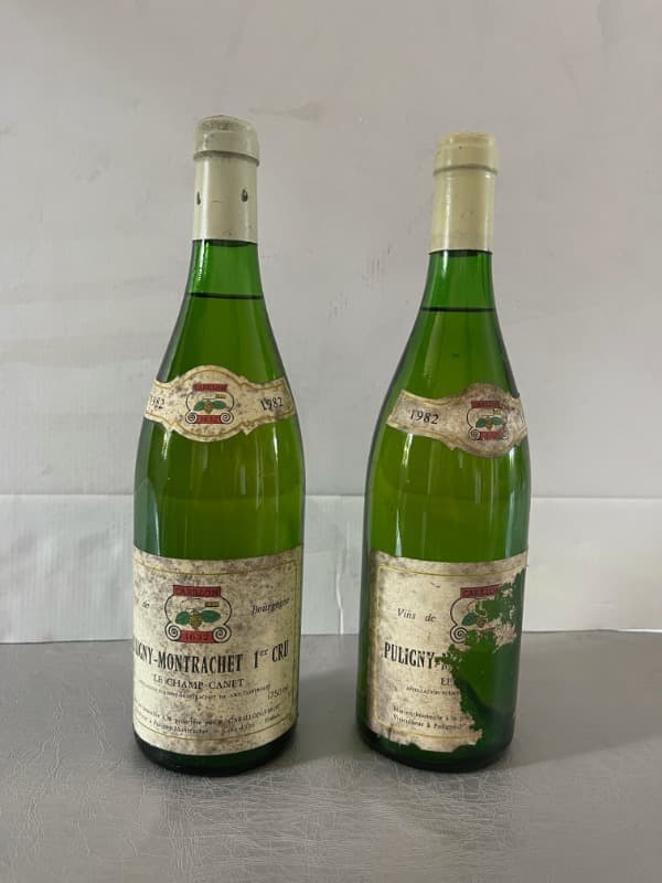 2 x Puligny-Montrachet, 1er cru - le Champ Canet, Louis Carillon, 1982