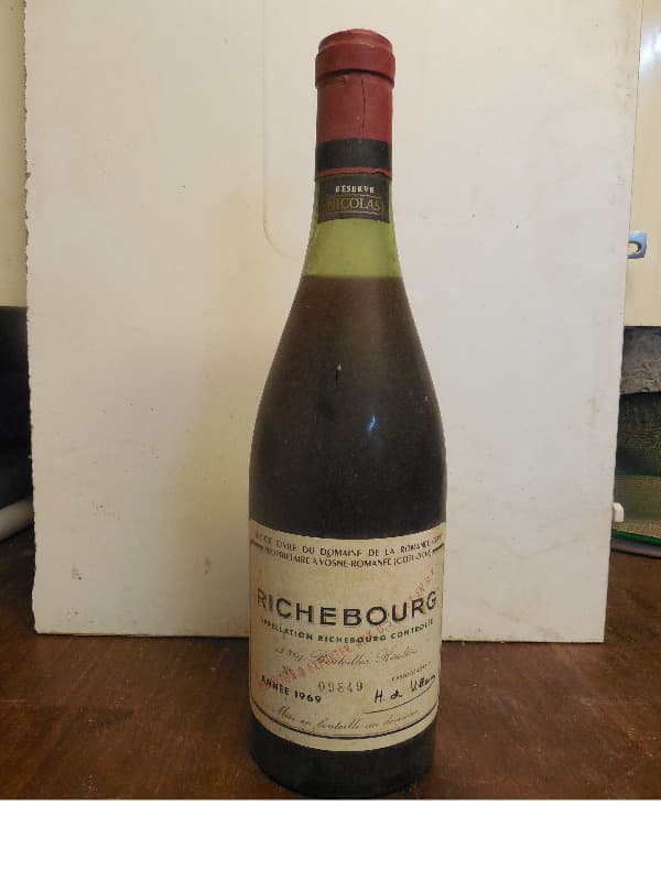 Richebourg, Domaine de la Romanée Conti, 1969