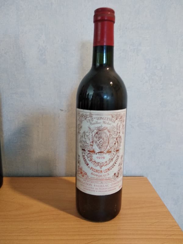 Baron de Pichon Longueville, Château Longueville, Pauillac, 1978
