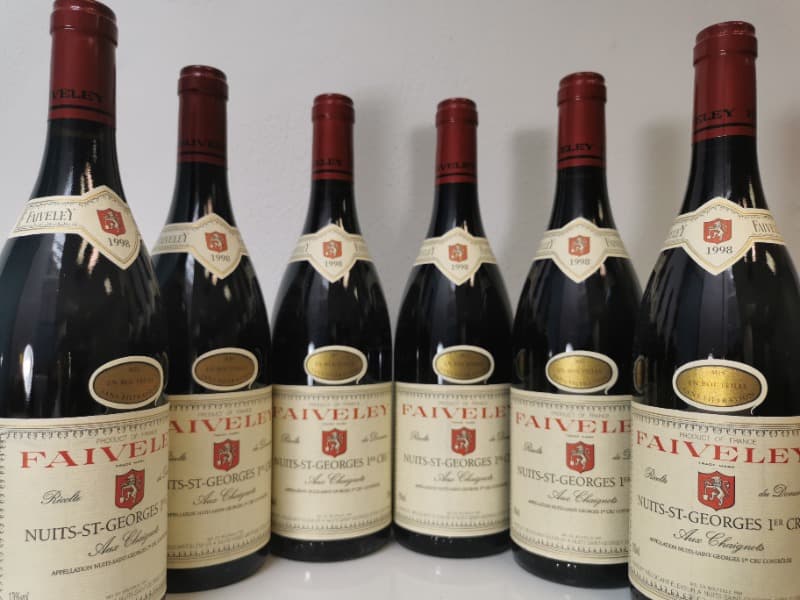 6 x Nuits-Saint-Georges, 1e Cru - 'Aux Chaignots', Domaine Faiveley, 1998