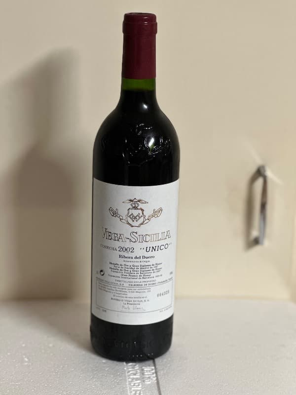 Unico, Vega-Sicilia, Ribera del Duero, 2002