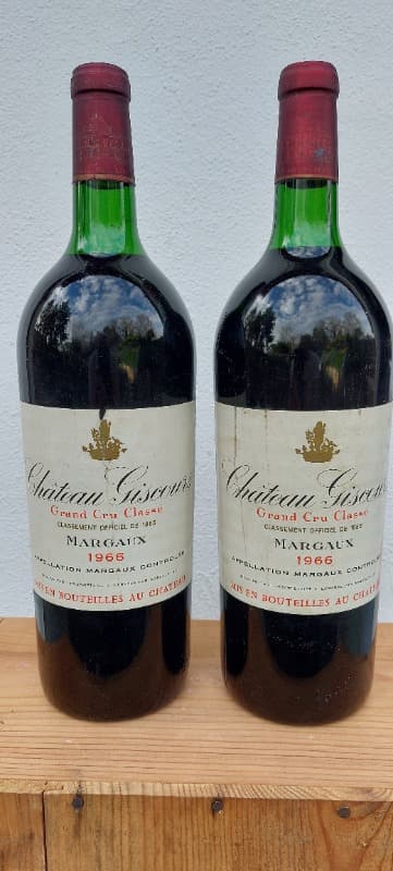 2 x Château Giscours, Margaux, 1966 (Magnum)