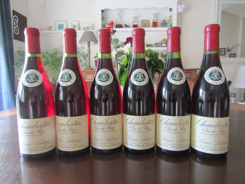 6 x Chambertin-Clos de Bèze, Louis Latour, 1983