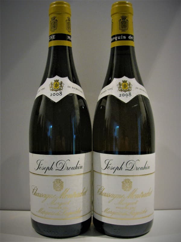 2 x Chassagne-Montrachet, Marquis de Laguiche -1er cru Morgeot, Joseph Drouhin, 2008