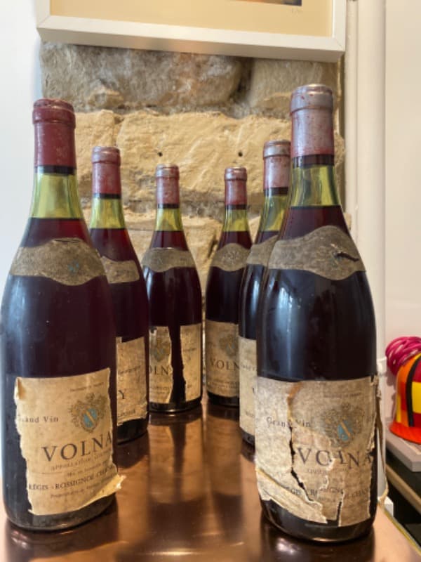 6 x Volnay, Régis Rossignol Changarnier, 1976