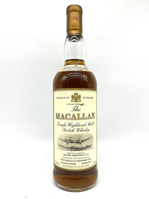 MACALLAN 12 years old 1980s - Specially bottled for BRITISH AEROSPACE PLC / BAE, MACALLAN, Whisky