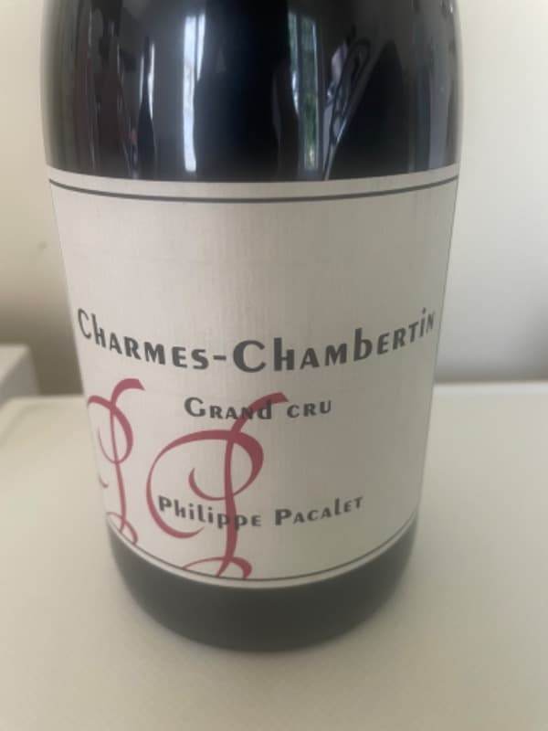Charmes-Chambertin, Grand cru, Philippe Pacalet, 2019