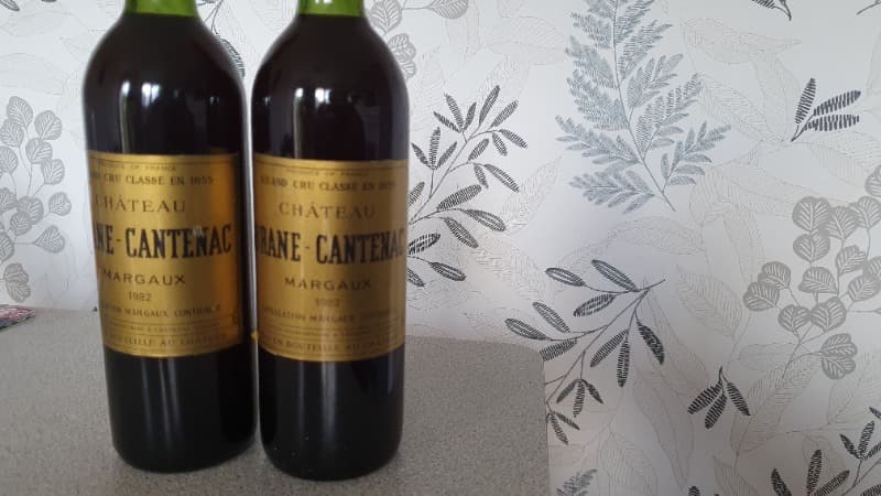 2 x Château Brane Cantenac, Margaux,1982