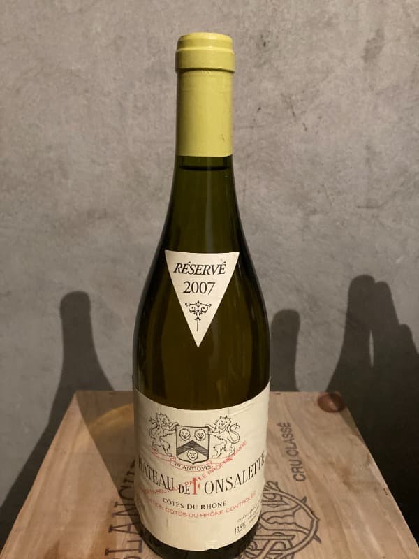 Côtes-du-Rhône, Fonsalette/ Réservé, Château de Fonsalette (Bc/Wh), 2007