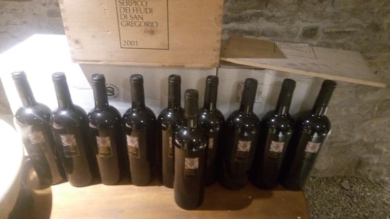 10 x SERPICO, FEUDI DI SAN GREGORIO, Irpinia Aglianico DOC, 2001