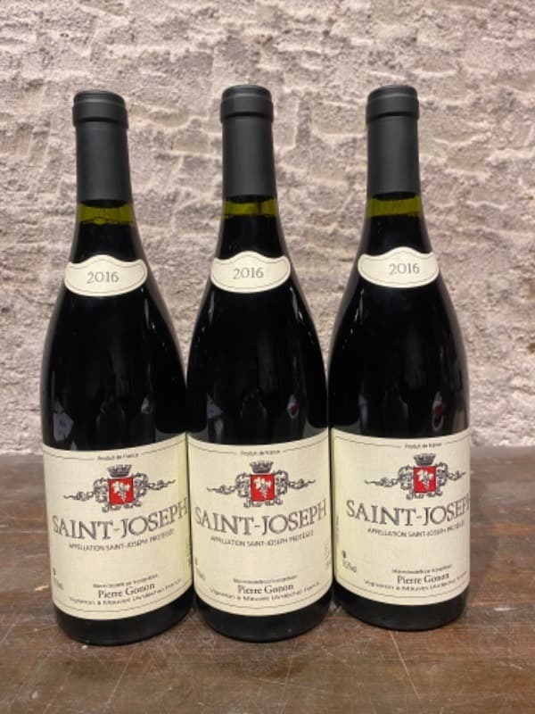 3 x Saint-Joseph, Domaine Pierre Gonon, 2016