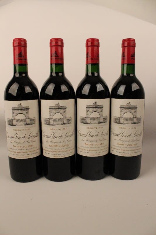 4 x Château Léoville Las Cases, Saint-Julien, 1985
