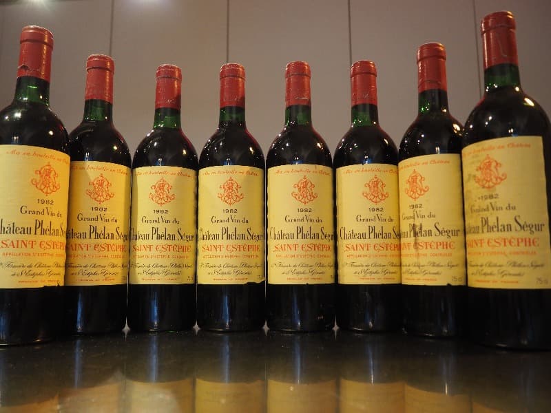 8 x Château Phelan-Ségur, Saint-Estèphe, 1982