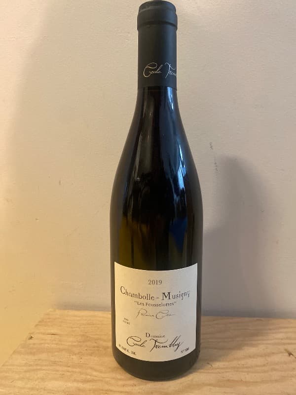 Chambolle-Musigny, 1er Cru Feusselottes, Domaine Cécile Tremblay, 2019