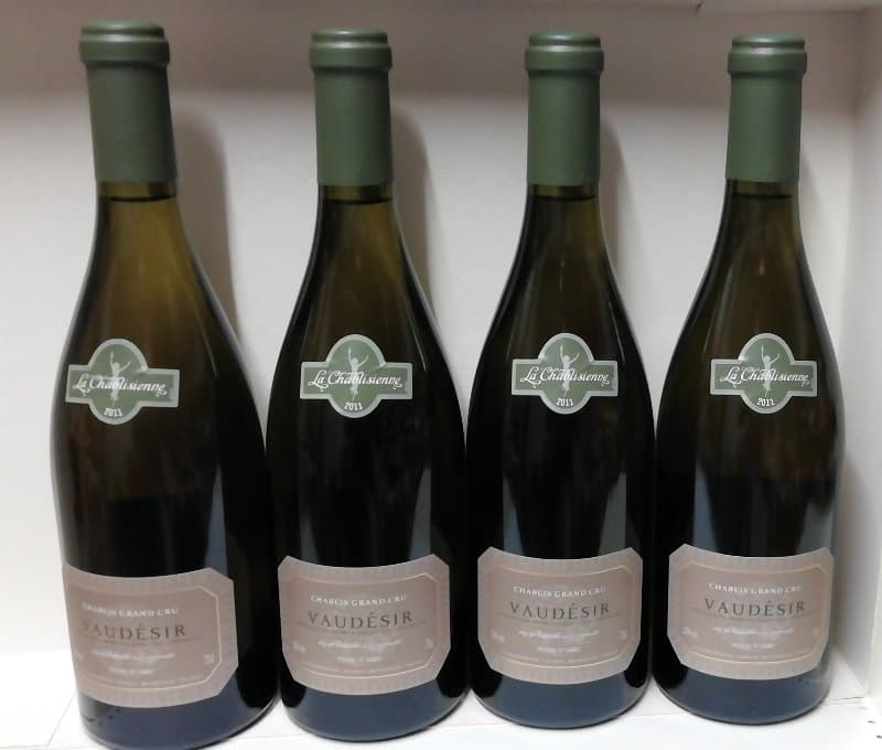 4 x Chablis Grand Cru, Grand Cru VAUDESIR, La Chablisienne, 2011