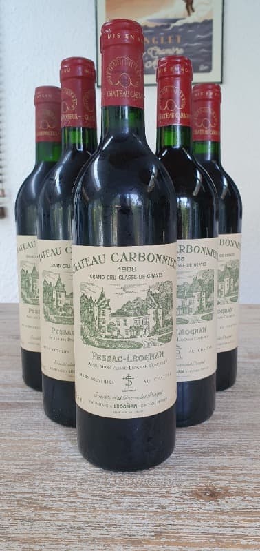 6 x Château CARBONNIEUX, Pessac-Léognan, 1988