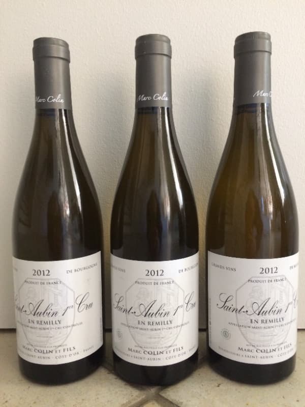 3 x Saint-Aubin, 1er cru En Rémilly, Marc Colin, 2012