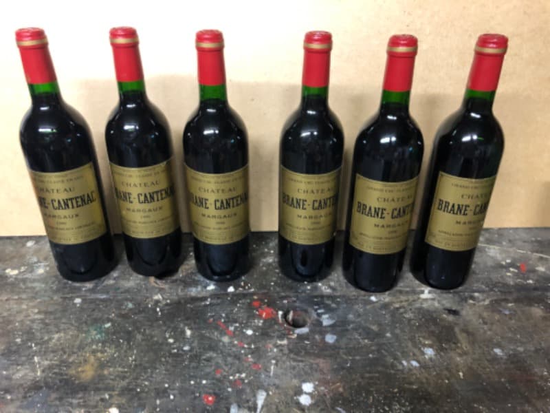 6 x Château Brane Cantenac, Margaux, 1990