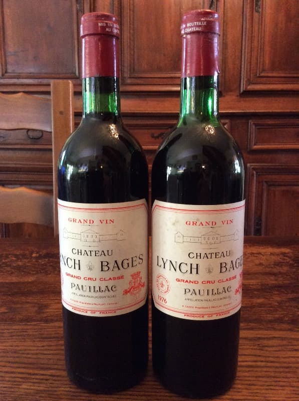 2 x Château Lynch-Bages, Pauillac, 1976
