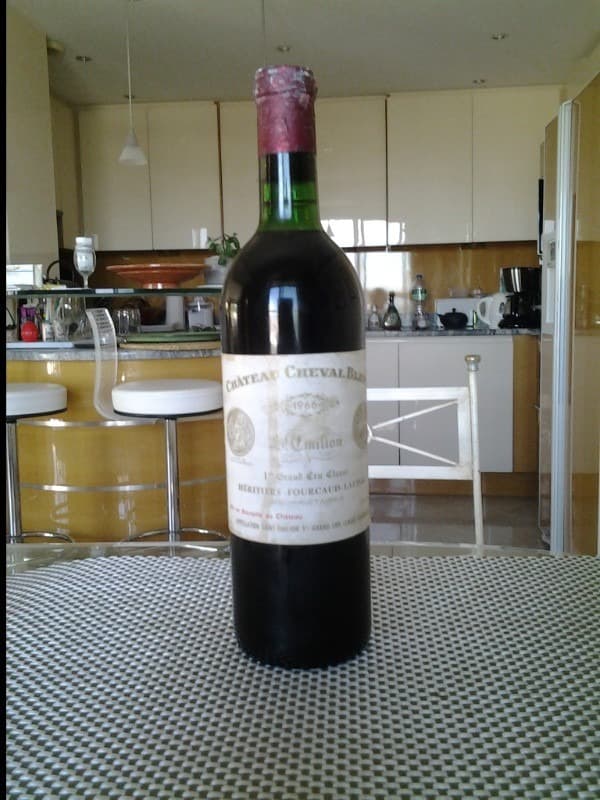 1er GCC, Château Cheval Blanc, Saint-Émilion, 1966