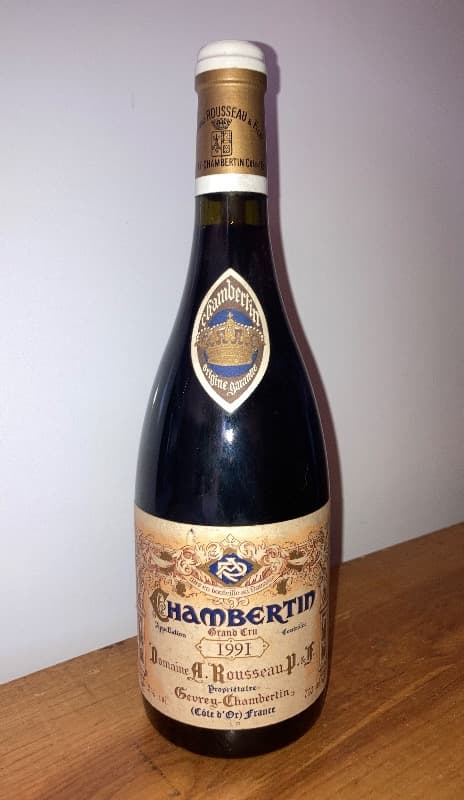 Chambertin, Grand cru, Armand Rousseau, 1991