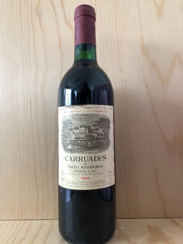 Carruades de Lafite, Lafite Rothschild, Pauillac, 1989