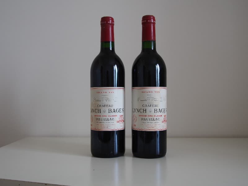 2 x château Lynch-Bages, Pauillac, 1988