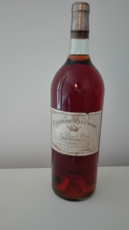 1er Grand Cru, Château Rieussec, Sauternes, 1965 (Mg)