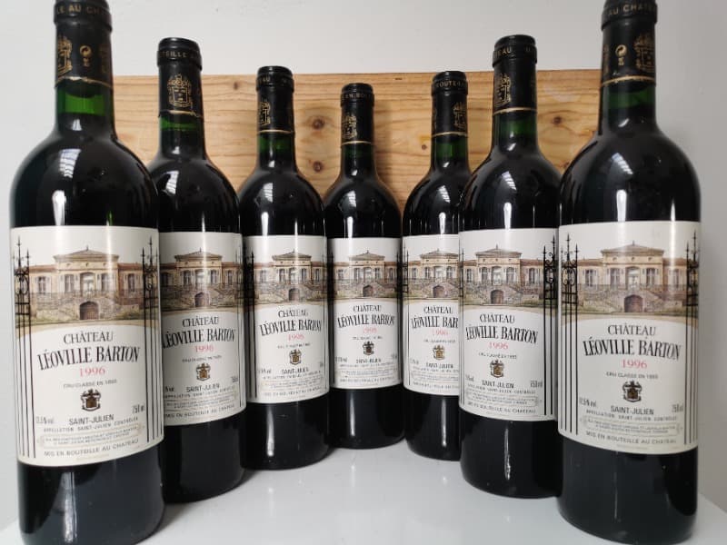 7 x Château Léoville Barton, Saint-Julien, 1996