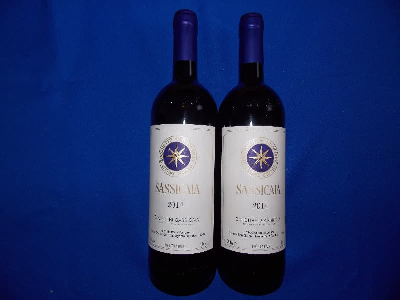 2 x TENUTA SAN GUIDO, Sassicaia INCISA DELA ROCHETTA, BOLGHERI, 2014