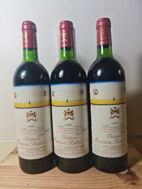 6 x Château Mouton Rothschild, Pauillac, 1983