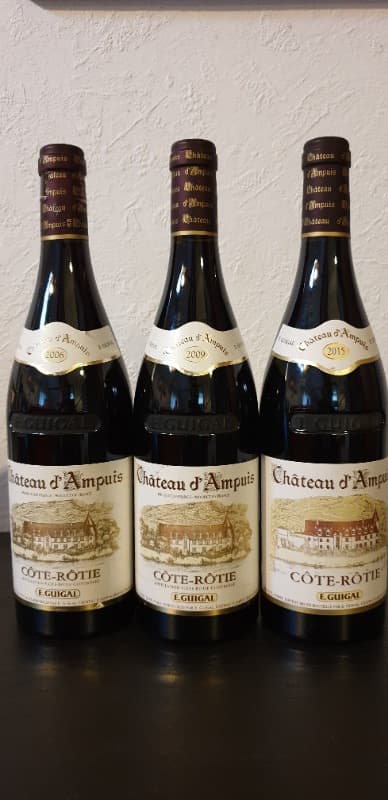 3 x Côte-Rôtie, Château d'Ampuis, Guigal, 2009