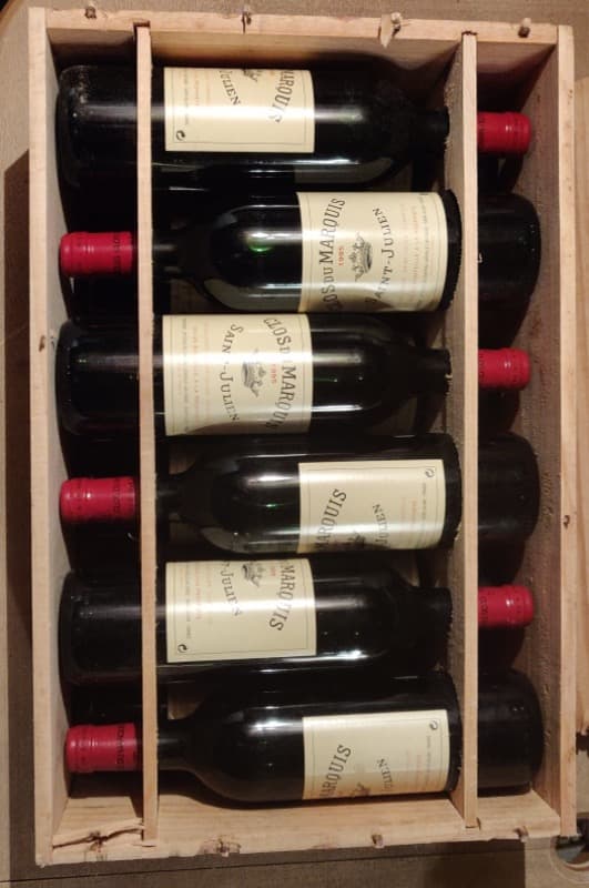 CBO/OWC 12 x Clos des Marquis, Saint-Julien, 1995