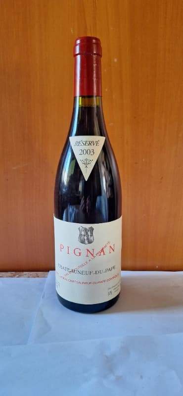 Châteauneuf-du-Pape, Pignan, 2003