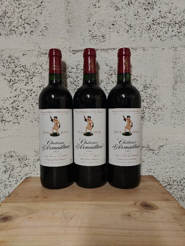 3 x château d'Armailhac, Pauillac, 2004