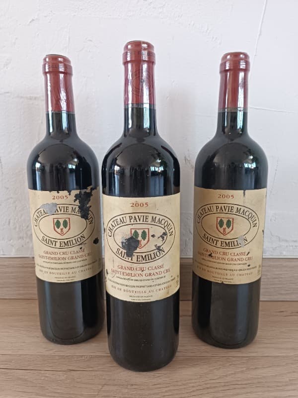 3 x Château Pavie Macquin, Saint-Émilion, 2005