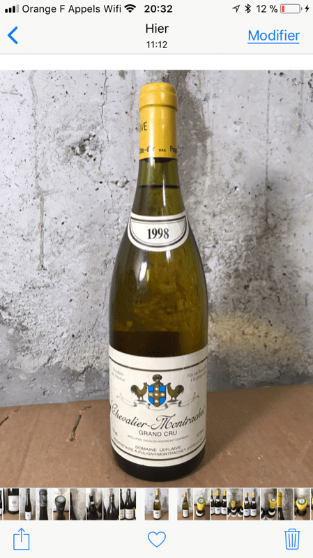 Chevalier-Montrachet, Anne Claude Leflaive, 1998