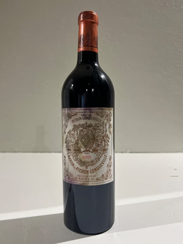 Au Baron, Château Pichon Longueville, Pauillac, 2005