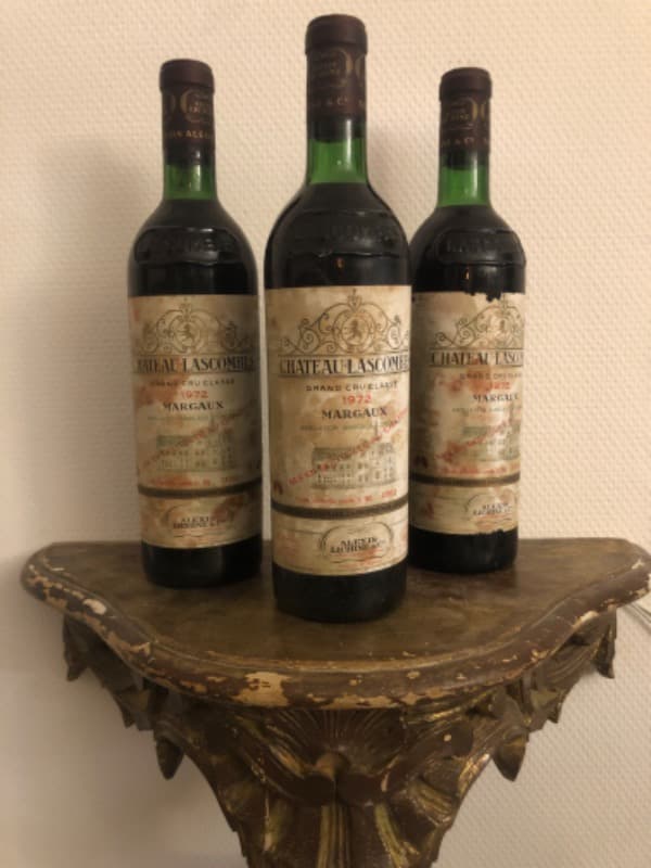 3 x Château Lascombes, Margaux, 1972